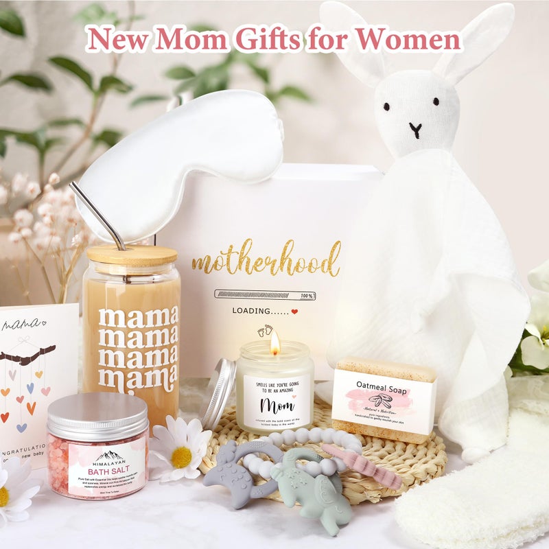 Launrada New Mom Care Package After Baby New Mom Gift Basket New Mom Gifts for Women After Birth Postpartum Gifts for Mom Baby Shower Gifts for Mom Cool Gifts for New Mom First Time Mom Gifts New Mom Gift Set - Image 2